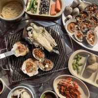 【韓国旅行】釜山／海雲台の海を眺めながら貝焼きを楽しむ🌊✨