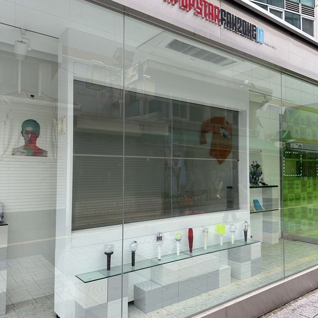 光州の市内にあるK-popスターロード！？