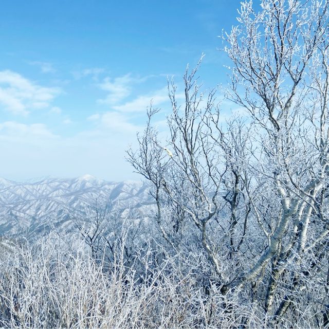 오대산 비로봉에서 상왕봉까지
