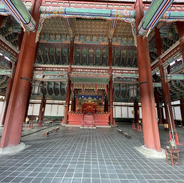 韓服を着て경복궁（キョンボックン）🇰🇷
