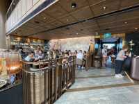 Glass house hotel dining