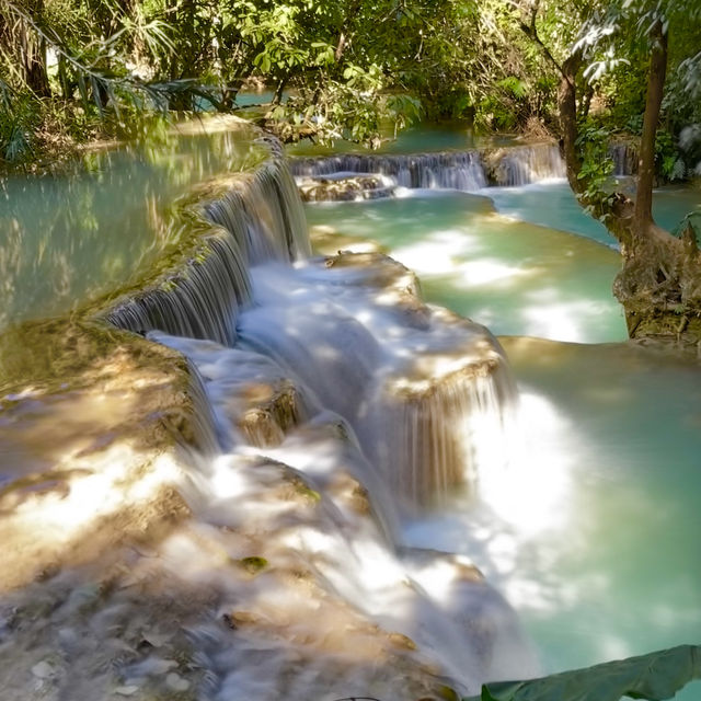 Enchanting Kuang Si: Nature's Symphony