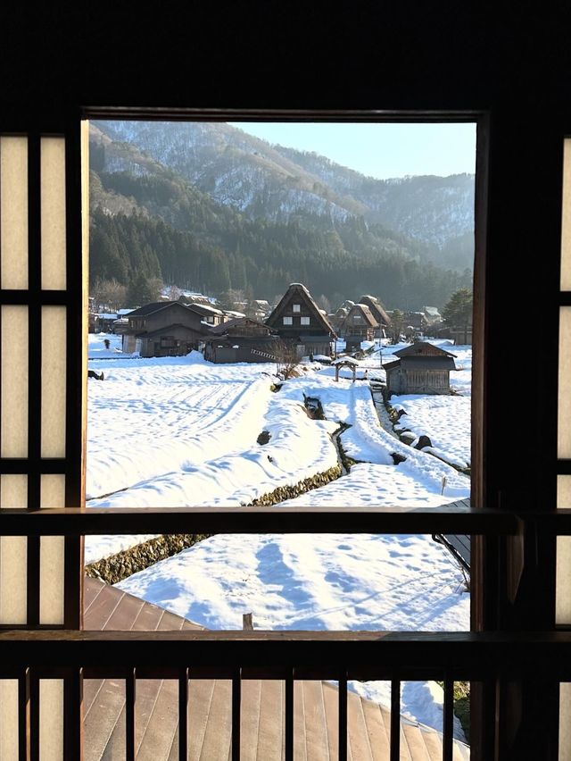 【日本/岐阜】世界遺産！冬の白川郷🏠