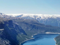 Beautiful scenery at the Trolltungga 2023