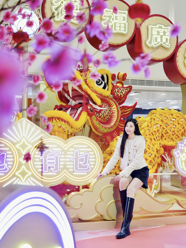 德福打卡巨龍🧧賀年霓虹燈