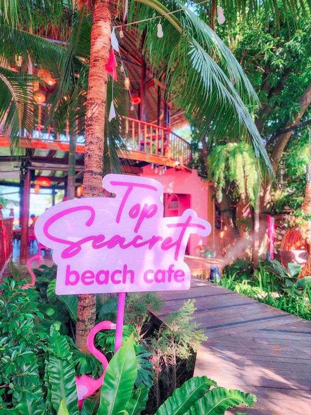 Top Seacret Beach Cafe คาเฟ่ริมทะเลสีชมพู💕