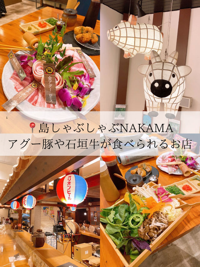 【沖縄/グルメ】アグー豚のしゃぶしゃぶと島野菜が食べ放題！
