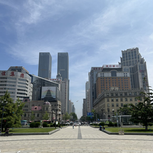 대련의 과거와 현재를 엿보다, 중산광장☀️