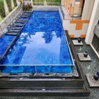 Enjoying swim