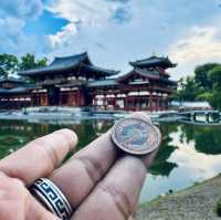 A symbol of Japan's heritage, showcasing the beauty of Heian-era architecture in Kyoto. “BYODOIN”