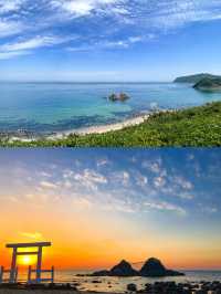  【駐車場情報あり】夕方もおすすめ！糸島二見ヶ浦