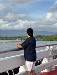ชมพระอาทิตตกดิน ที่ สะพานตากสินมหาราช