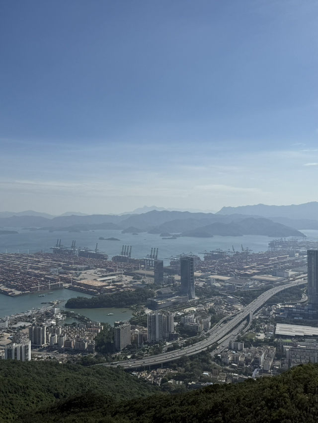 深圳雲海公園｜山上嘆咖啡～360°觀賞山景海景