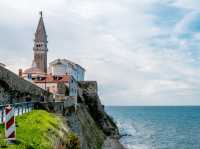 Piran - Fiesa footpath...피란 해변 산책로..
