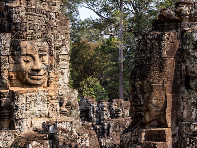 Temple lost in jungle