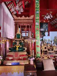 【チェンマイ】赤色の幸運の神様が居るお寺