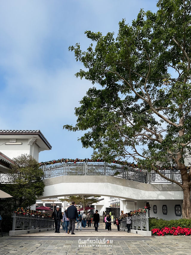 เดินถ่ายรูปที่ Ngong Ping Village 