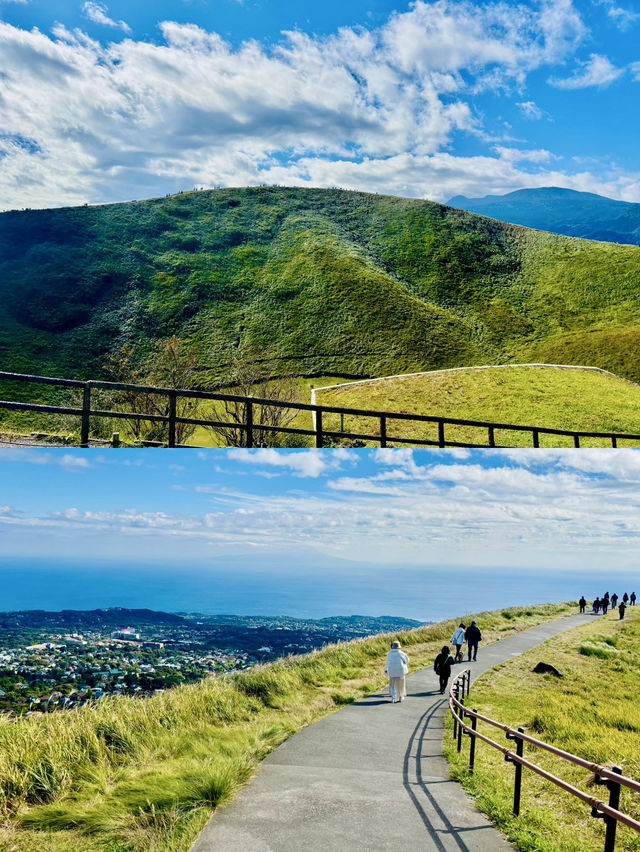 【日本伊東】大室山：壯觀的火山口，繞行山巒的樂趣