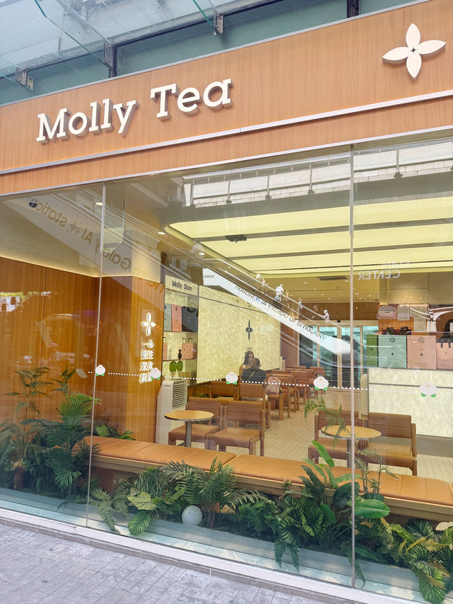 Molly tea ชานมอร่อย ดีไซน์สวย