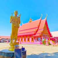 อุโบสถสีชมพู วัดเพลง นนทบุรี
