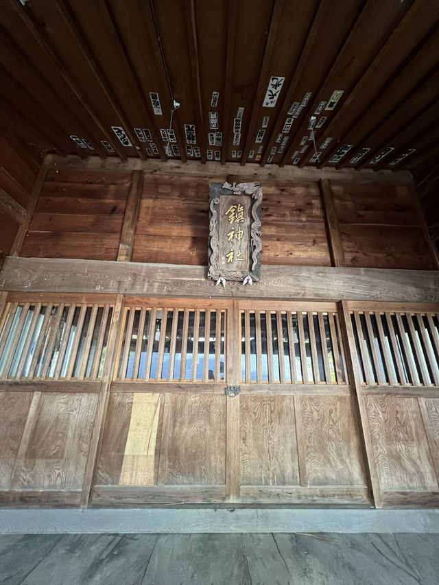 【長野】宿場町の先にある神社