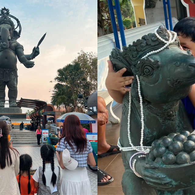 📍อุทยานพระพิฆเนศองค์ยืนปางสัมฤทธิ์ จ.ฉะเชิงเทรา 🕉