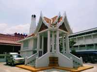 泰國曼谷市中心湄南河畔著名古跡皇家寺廟景點：Wat Sangwet Witsayaram，暹羅文化藝術精美寺廟建築，適合打卡拍照📸冥想