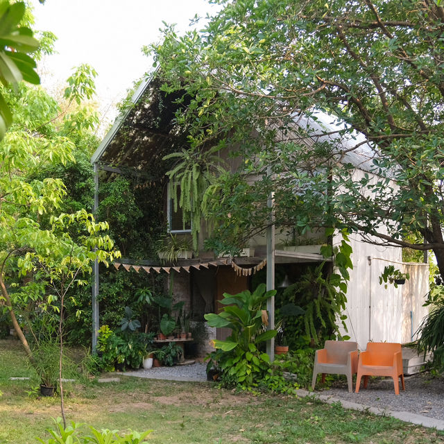 ที่พักริมแม่น้ำสุดชิล วิวสวยสุดฮีลใจ #นครปฐม 🌸🍃💚