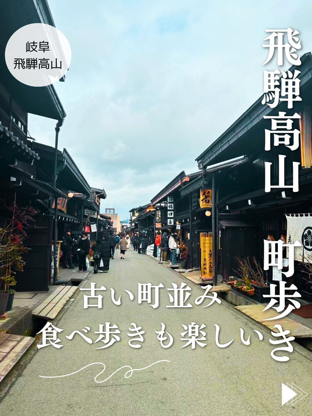 【飛騨高山⛰️町歩き】古い町並みを散策🚶‍♀️‍➡️高山ラーメンを食べよう