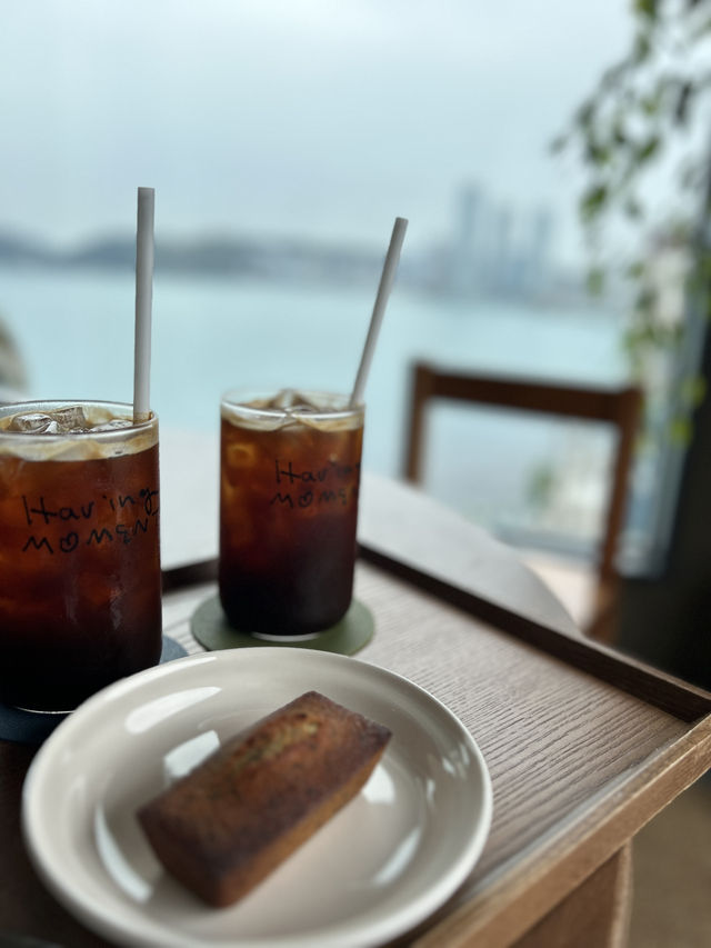 🇰🇷韓國釜山｜白淺灘人氣推薦的海景咖啡廳Having moment