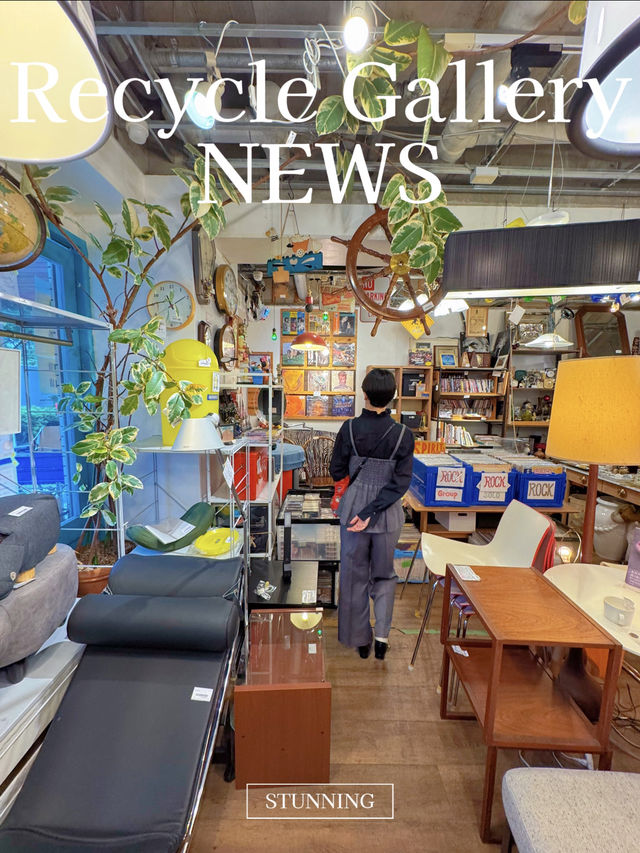 ここでしか出会えないヴィンテージのアイテムに出会えるリサイクルショップ🤩🌿🤍