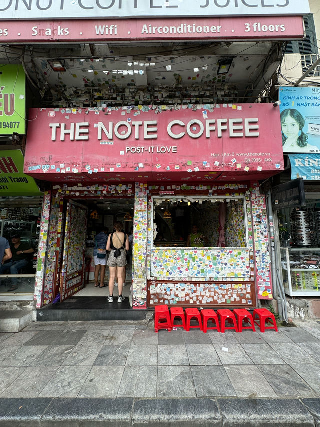 📮 Leave a Note, Sip Some Joy – A Visit to The Note Coffee, Hanoi