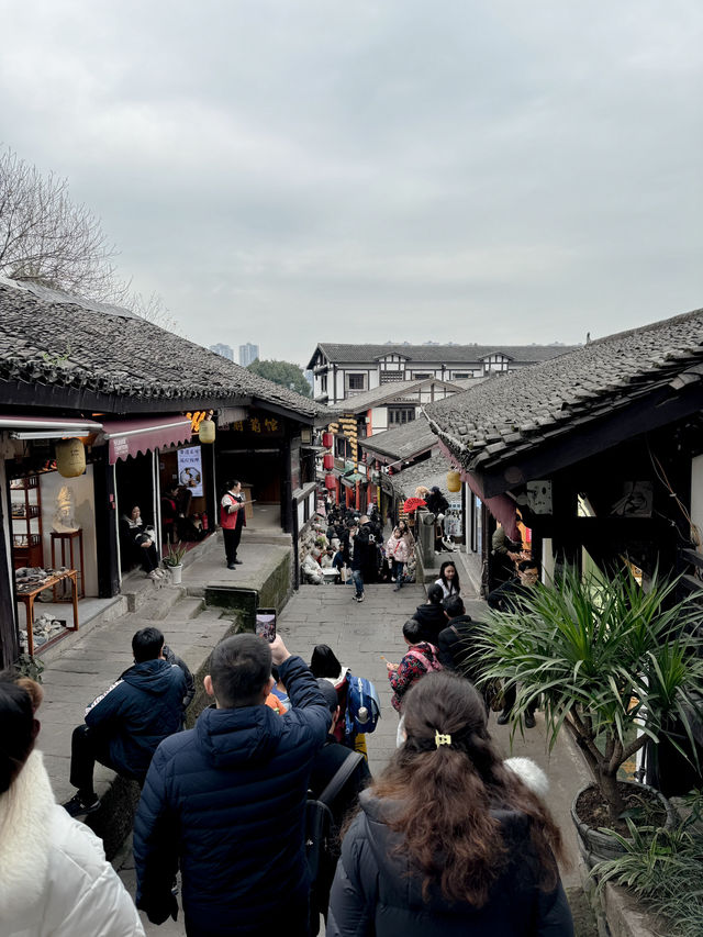 เมืองโบราณในฉงชิ่ง สือชี่โข่ว Ciqikou