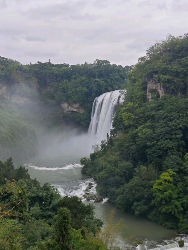 Getting Soaked at Huangguoshu Waterfall, And Loving It