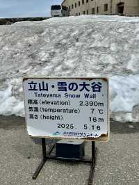 Tateyama Kurobe Alpine Route 立山黑部 （May 2025)