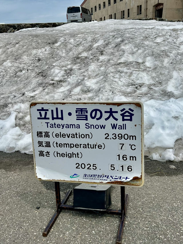 Tateyama Kurobe Alpine Route 立山黑部 （May 2025)