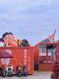 🌸✨The Flower-Adorned Container Street in Xunpu Is Simply Stunning!