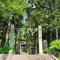 森の静寂に包まれる、惣河内神社⛩️🌿