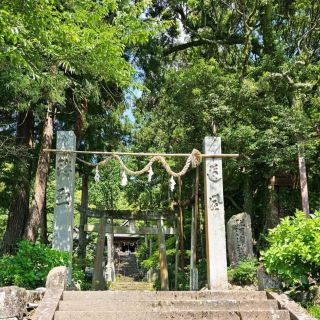 森の静寂に包まれる、惣河内神社⛩️🌿