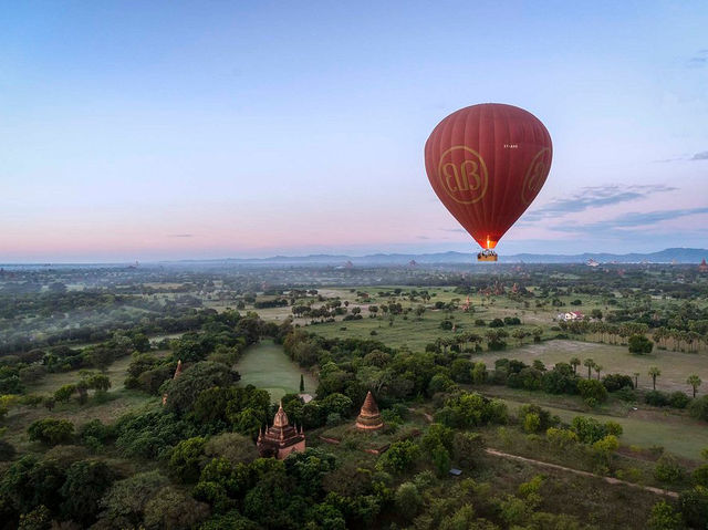 Balloons over Bagan
