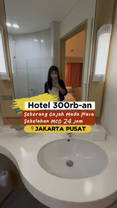 Hotel 300rb sudah termasuk sarapan di Jakarta Pusat deket Jakarta Barat.. 

Dapet kamar segede gini bahkan kalo 300rb uda dapat sarapan.. kalau ga pake sarapan cm 200rb per kamar per malam ya.

Strategis bgt tepatnya dia di Harmoni seberang Gajah Mada Plaza dan sebelah McD dan tempat makan viral yang buka 24 jam 🥳
Jalan kaki dikit uda banyakk tempat wisata dan makanan enak 😍

#ibisharmoni #hotel200rbjakarra #hotelmurahjakarta #hotelgajahmada #hotelmurahjakartapusatat