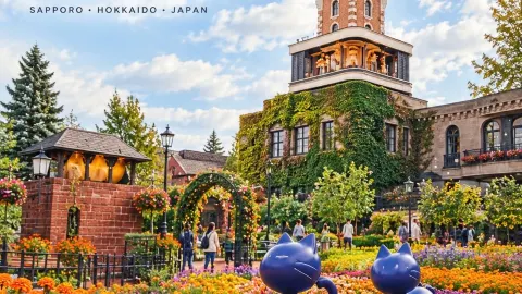 It felt like walking through a small European town, but this is an adorable chocolate park in Sapporo. — traveler post in Sapporo