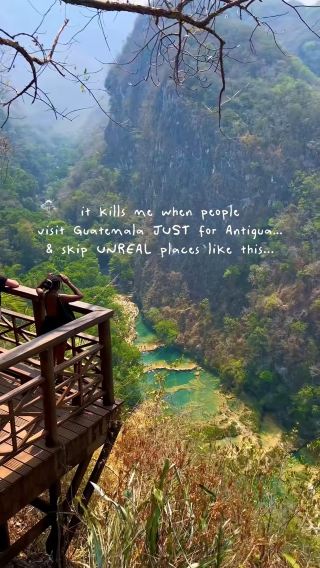 It kills me when people visit Guatemala JUST for Antigua... & skip UNREAL places like this...