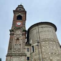 The Parish church of Sinio Alba city