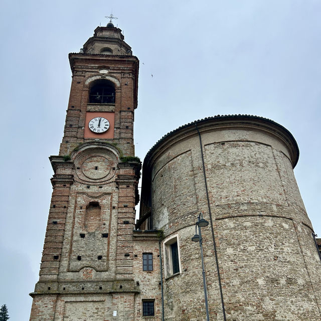 The Parish church of Sinio Alba city