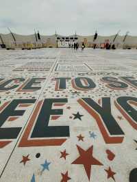 Letters Underfoot, Light Overhead: My Blackpool Promenade Moment