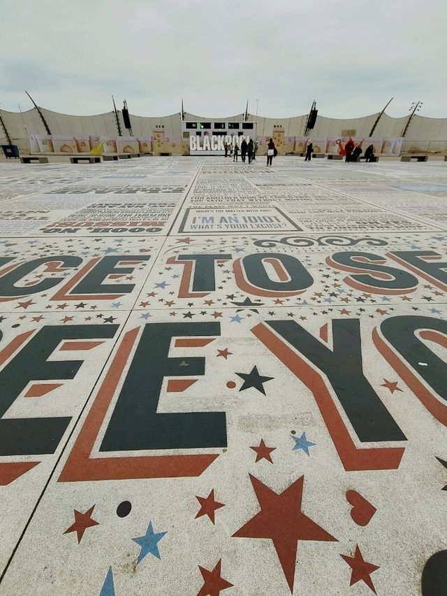 Letters Underfoot, Light Overhead: My Blackpool Promenade Moment