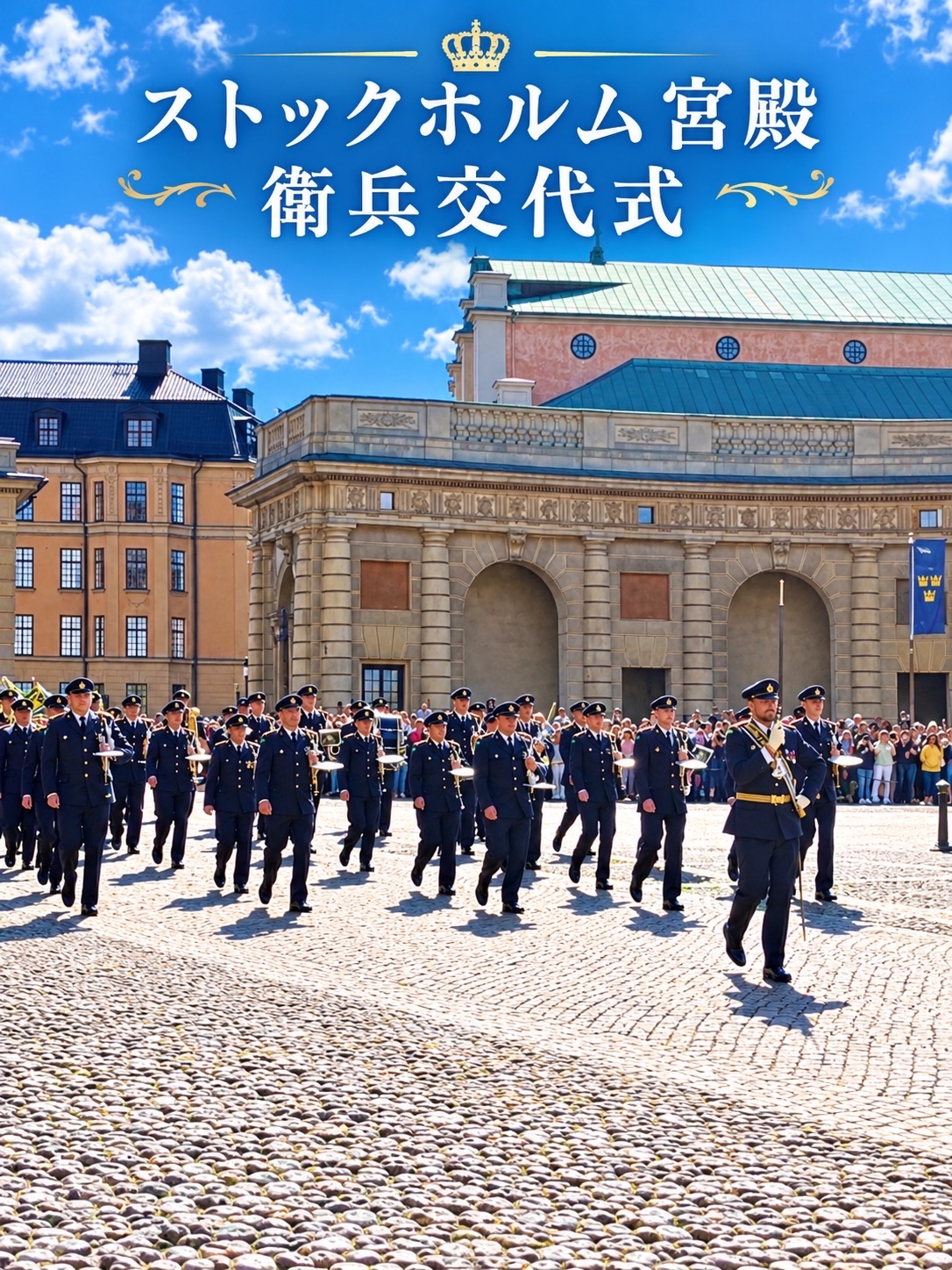 🎺【Free!】Changing of the Guard Ceremony at Stockholm Palace👑

A must-see for any Stockholm visitor is the Changing of the Guard Ceremony at Stockholm Palace (Kungliga slottet)👑🇸🇪

🎺✨ Not only is the changing of the guard a sight to behold, but you can also enjoy the spectacular performance by the marching band!

On the day I went, I even heard an ABBA song!🎶🇸🇪
It's exciting when you hear familiar songs in addition to traditional tunes, isn't it?😍

⏰【Changing of the Guard Ceremony Times】
📅 Saturday: 12:15
📅 Sunday & Public Holidays: 13:15
⌛ Approximately 40-45 minutes

💰 Watching the Changing of the Guard Ceremony is free!

While entry to the palace interior requires a fee, the Changing of the Guard ceremony can be viewed from a free area. 🙆‍♀️

👀【For those who want to see it from the front, arrive early!】

I arrived 15 minutes before the start, but there was already a huge crowd! 😳

If you want a good view from the front,
👉 I recommend arriving about 30 minutes beforehand!

It's a popular spot, so arriving early is recommended if you want to secure a good location. 📸✨

The content of the guard's procession and music may vary from day to day, so please check the schedule before your visit. 📅
On the day I visited, there was no horse procession.

☀️【Prepare for the heat!】

I visited at the beginning of September, but the sun was still quite hot. 🥵☀️
You'll be standing in the same place until the ceremony begins, so a shady spot is recommended if possible. 🌳

🧴 Sunscreen
🧢 Hat
💧 Water

Don't forget these!

📍【Access】

🏰 Kungliga slottet (Stockholm Palace)
Kungliga slottet, 107 70 Stockholm, Sweden

🚇 Metro: Gamla Stan Station
↓
🚶♀️ Walk through Gamla Stan (Old Town) to the Palace

Visiting it together with sightseeing in the Old Town is efficient✨
The palace is located in the heart of Gamla Stan, so it's recommended to stop by during your city walk!

Stockholm Palace also has a paid viewing area👑
After watching the Changing of the Guard ceremony, visiting the interior of the palace will allow you to fully appreciate the "Royal Palace."

Be sure to visit it along with your Gamla Stan sightseeing✨

#Stockholm
#StockholmTourism
#Sweden
#SwedenTravel
#StockholmPalace
#ChangingOfTheGuard