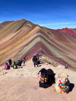 The Striped Mineral Canvas: Vinicunca, Peru 🇵🇪🏔️