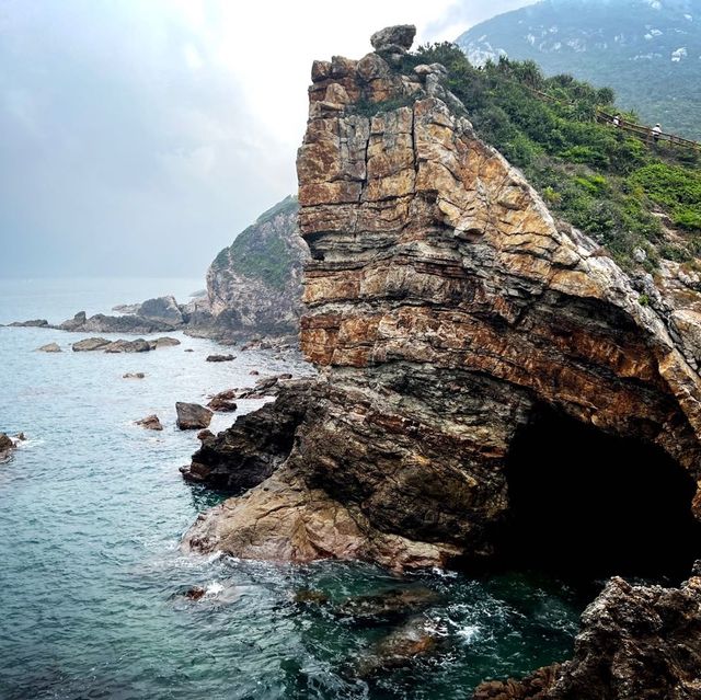 Amazing cliff in Dapeng, Shenzhen 